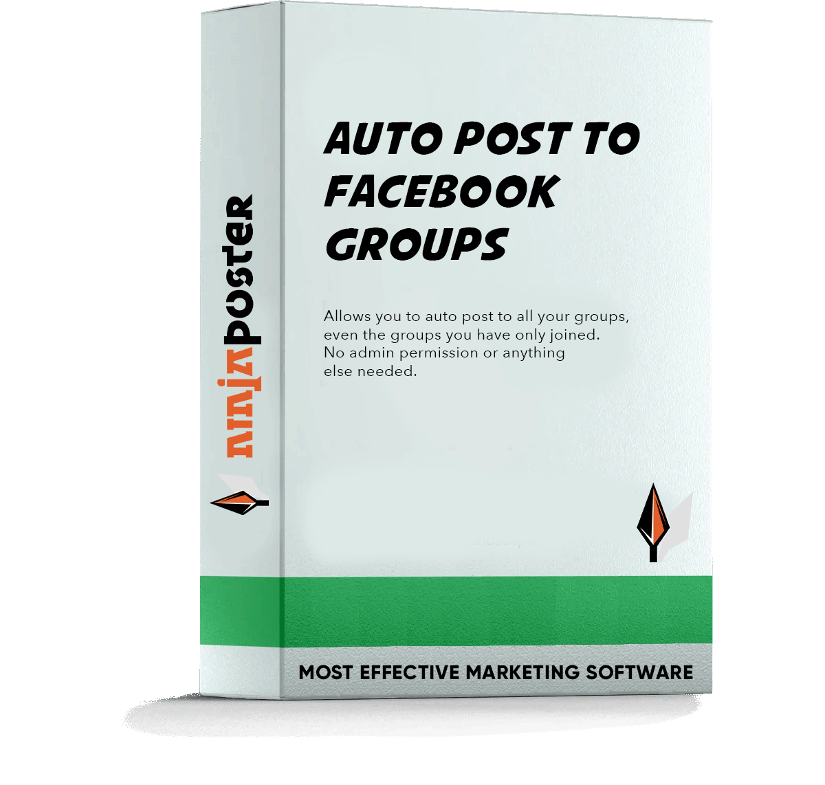 NinjaPoster auto post to Facebook groups dashboard