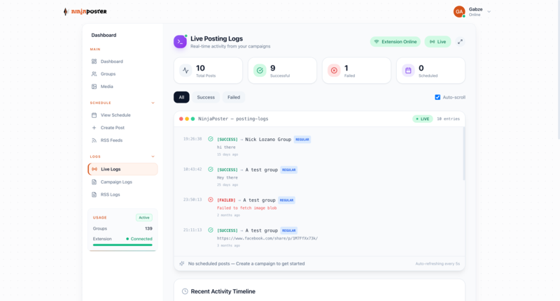 NinjaPoster Starts Posting